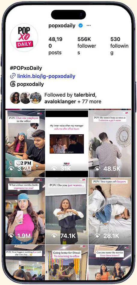 POPxo Instagram
